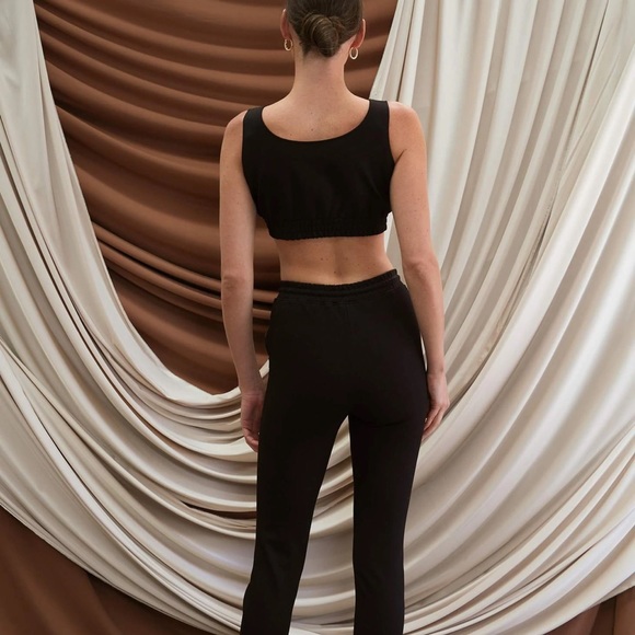 Ivory & chain ILA TOP - BLACK - Picture 3 of 7